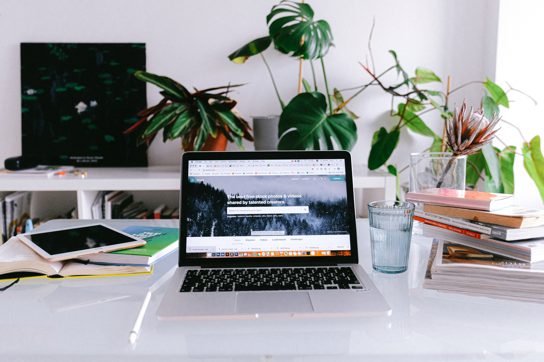 Macbook Pro On White Table